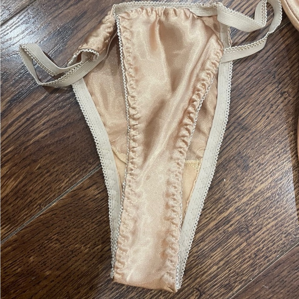 Champagne Maxi Slip Dress - Picture 5 of 7